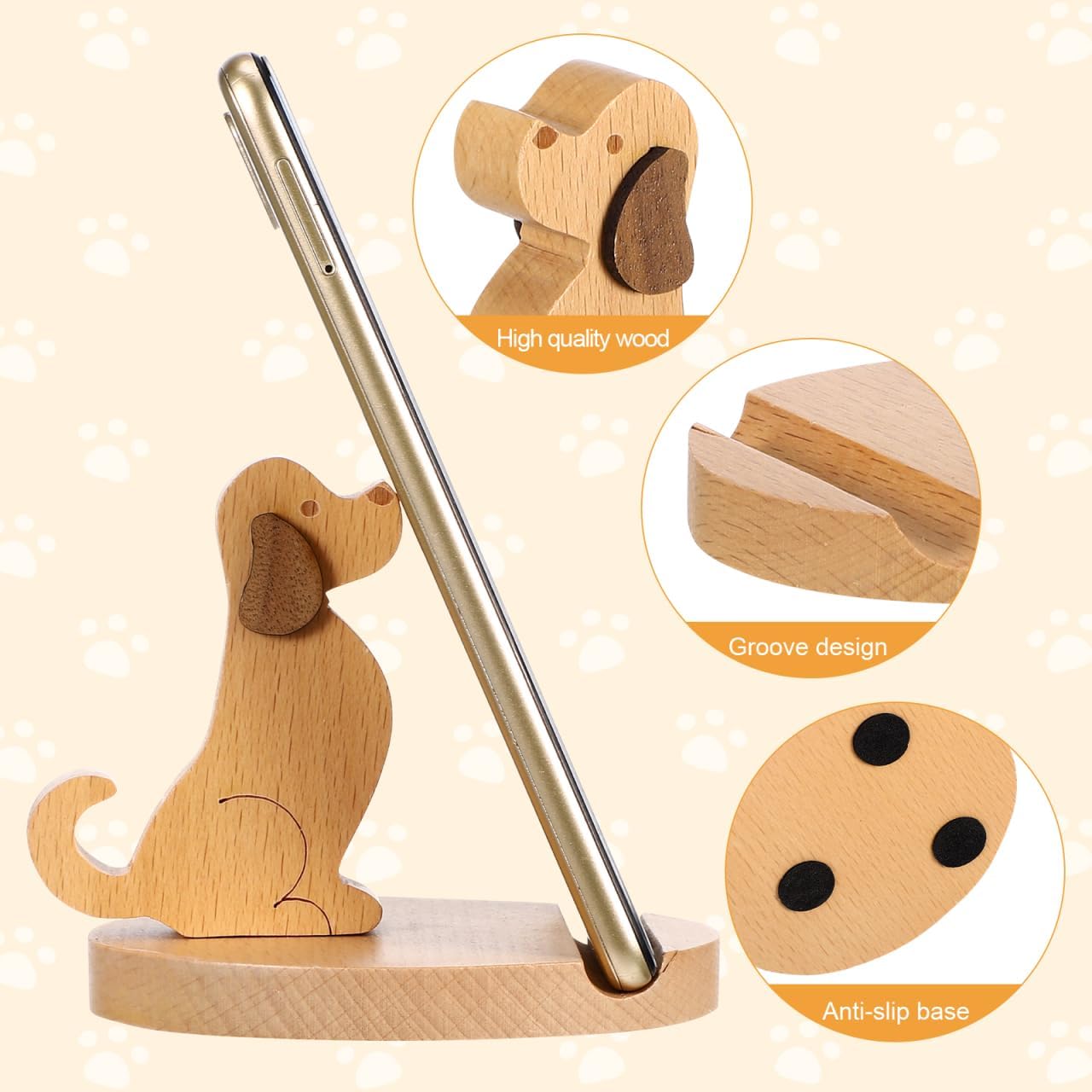 Handmade Wooden Phone Stand™