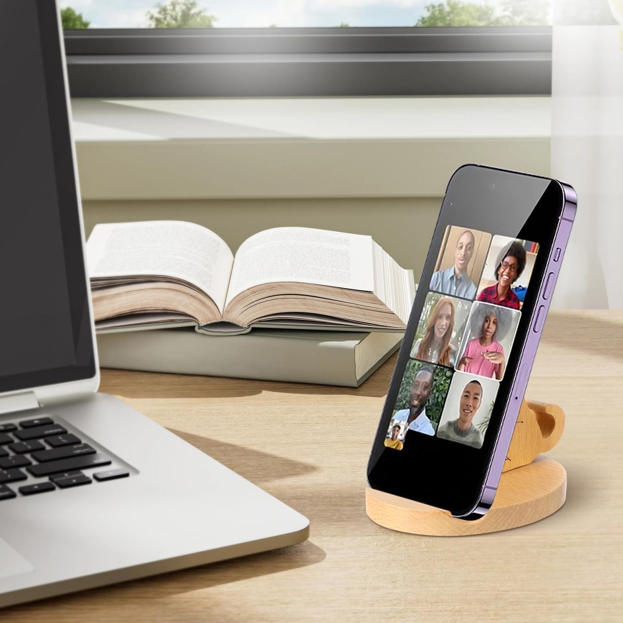 Handmade Wooden Phone Stand™