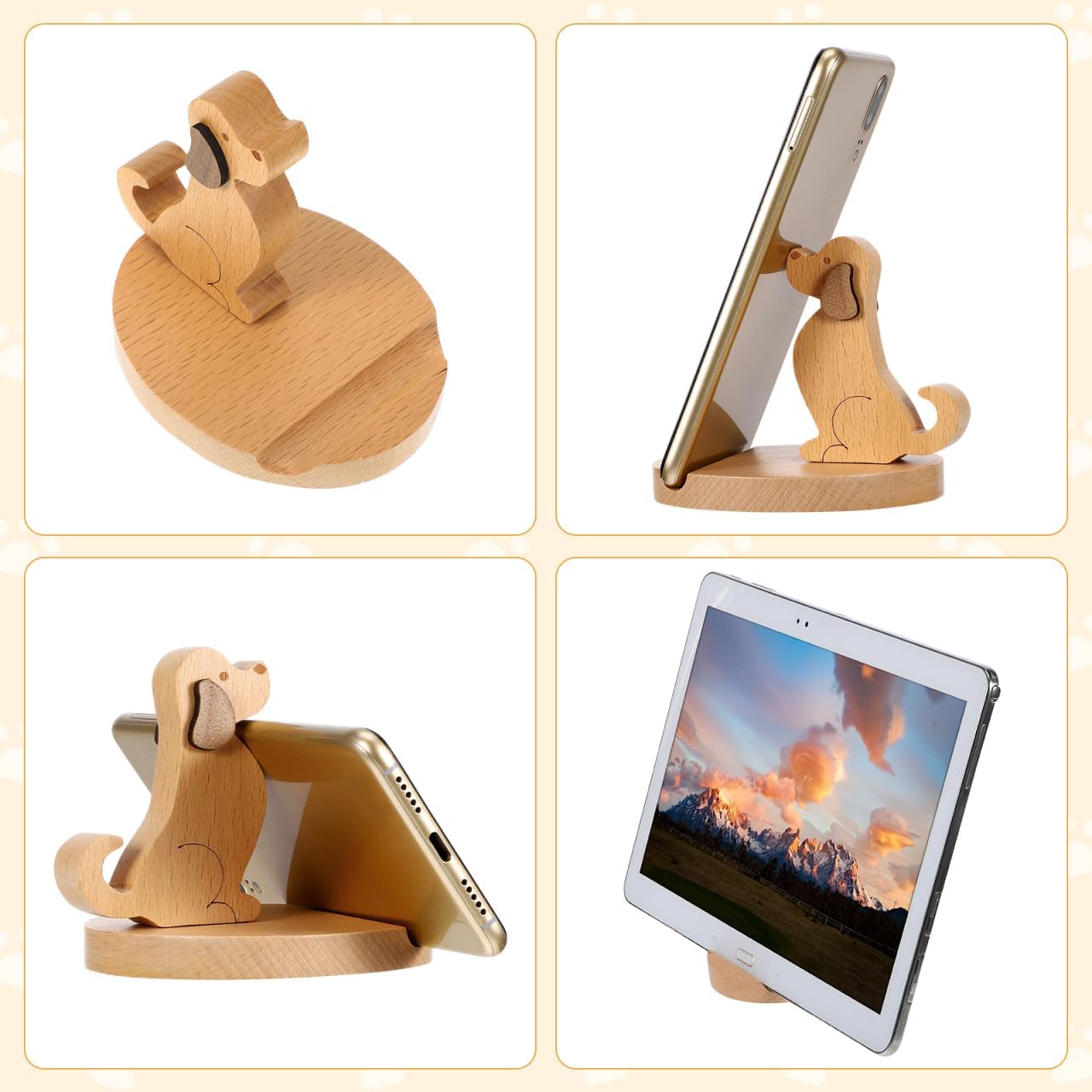 Handmade Wooden Phone Stand™