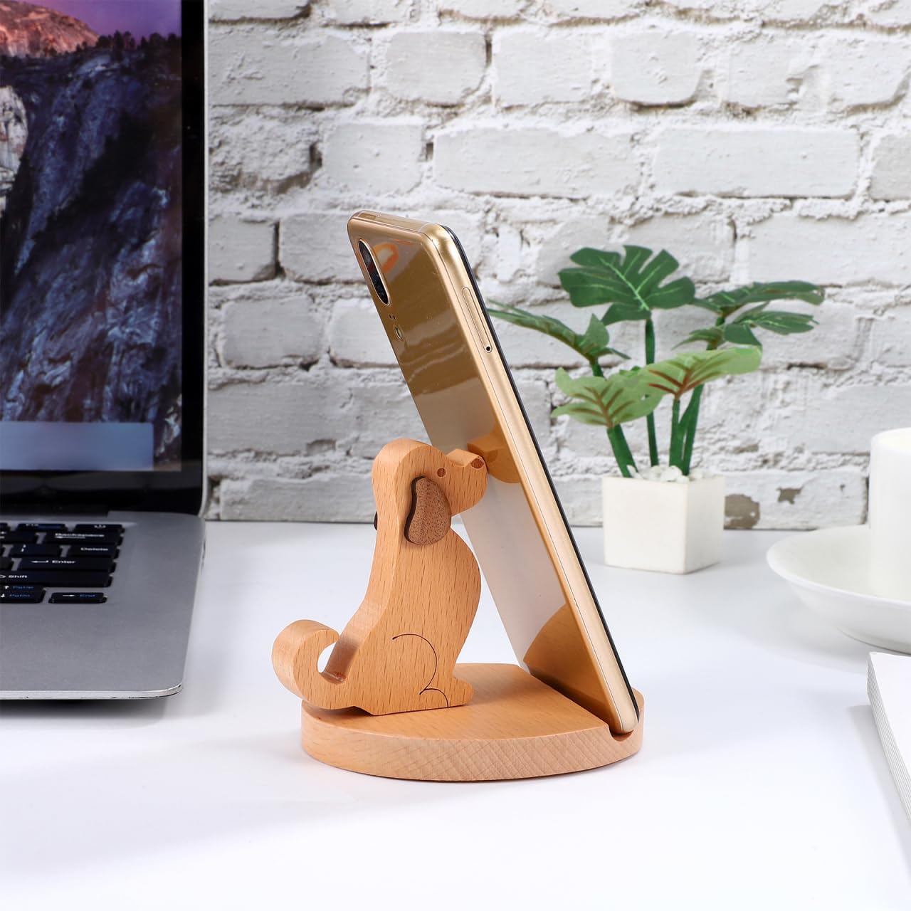 Handmade Wooden Phone Stand™